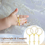 30Pcs Baptism Rosary Mini Rosaries with Cross for Party Favors