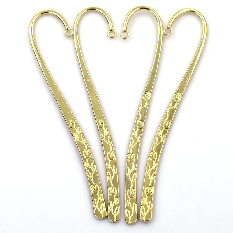30Pcs Rose Flower Bookmarks School Office Stationery DIY Making
