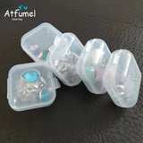 30Pcs Clear Plastic Mini Jewelry Box Ear Plugs Box Storage Container Case