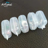 30Pcs Clear Plastic Mini Jewelry Box Ear Plugs Box Storage Container Case
