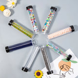 30Pcs Clear Plastic Tube Bead Containers for Small Parts Jewelry Storage