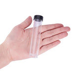 30Pcs Clear Plastic Tube Bead Containers for Small Parts Jewelry Storage
