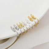 30Pcs Copper Plated Ear Wire Hooks for DIY Drop Earrings