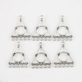 30Pcs Antique Metal Geometric Charms DIY Earring Making Supplies