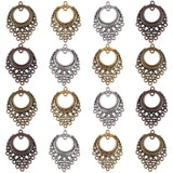30Pcs Antique Metal Geometric Charms DIY Earring Making Supplies