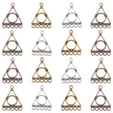30Pcs Antique Metal Geometric Charms DIY Earring Making Supplies