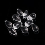 30Pcs 9x15mm Glass Teardrop Natural Stone Beads DIY Jewelry Making