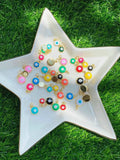 30Pcs Plated Dainty Mini Eyes Small Pendant for Jewelry Making