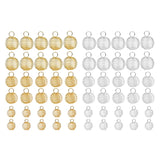 30Pcs Spiral Bead Hollow Cages Necklace Charms Pendants Kit Jewelry Making