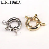 30Pcs Copper Spring Ring Clasp + Open Jump Ring Jewelry Findings DIY