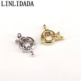 30Pcs Copper Spring Ring Clasp + Open Jump Ring Jewelry Findings DIY