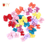 30Pcs Butterfly Knot Resin Ornaments DIY Craft Supplies Home Decoration
