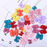 30Pcs Butterfly Knot Resin Ornaments DIY Craft Supplies Home Decoration