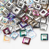 30Pcs 10mm Crystal Big Hole Cube Beads for DIY Earing Necklace Jewelry