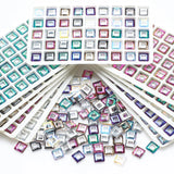 30Pcs 10mm Crystal Big Hole Cube Beads for DIY Earing Necklace Jewelry