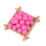 30Pcs 15mm Baby Round Silicone Teething Beads Sensory Necklace Food Mom