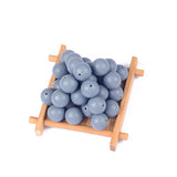 30Pcs 15mm Baby Round Silicone Teething Beads Sensory Necklace Food Mom