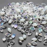 30Pcs 8x13mm Austria Crystal Teardrop Beads Multicolor