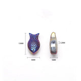 30Pcs/Lot 8x15mm Crystal Fish Charms Pendant Glass Beads Women Jewelry DIY
