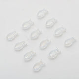 30Pcs/Lot 8x15mm Crystal Fish Charms Pendant Glass Beads Women Jewelry DIY