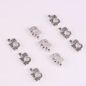 30Pc Alloy Spacer Beads Small Animal Heart Charms DIY Jewelry Making