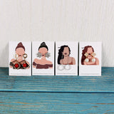 30Pcs Earrings Display Cards with Beauty Pattern Gift Card Holders