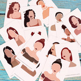 30Pcs Earrings Display Cards with Beauty Pattern Gift Card Holders