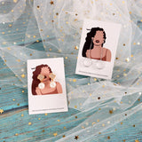 30Pcs Earrings Display Cards with Beauty Pattern Gift Card Holders