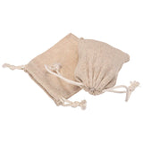 30Pcs/Lot Small Linen Drawstring Jewelry Gift Bags 10x8CM