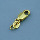 30Pcs Swivel Clasp 18k Filld Slice Necklace Bracelet Lobster Copper Hooks DIY