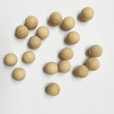 30Pcs/Lot Unfinished Natural Wooden Beads No Hole for Crafts DIY Jewelry