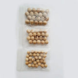 30Pcs/Lot Unfinished Natural Wooden Beads No Hole for Crafts DIY Jewelry