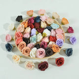 30Pcs Mini Rose Artificial Flower Heads DIY Decoration