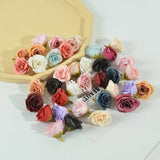 30Pcs Mini Rose Artificial Flower Heads DIY Decoration