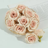 30Pcs Mini Rose Artificial Flower Heads DIY Decoration