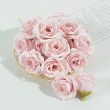 30Pcs Mini Rose Artificial Flower Heads DIY Decoration