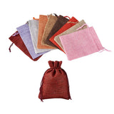 30Pcs Mixed Drawstring Burlap Bag Gift Jewelry Packaging Wedding Bag 13.5x9.5cm