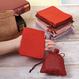 30Pcs Mixed Drawstring Burlap Bag Gift Jewelry Packaging Wedding Bag 13.5x9.5cm