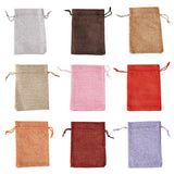 30Pcs Mixed Drawstring Burlap Bag Gift Jewelry Packaging Wedding Bag 13.5x9.5cm
