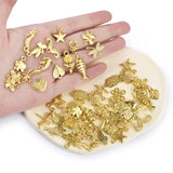 30Pcs Vintage Metal Bird Pendant Charms for DIY Jewelry Making
