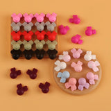 30Pcs Mouse Silicone Beads for Making Baby Teether Necklace Jewelry