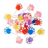 30Pcs Cat Paw Lollipop Charms for Jewelry Making