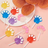 30Pcs Cat Paw Lollipop Charms for Jewelry Making