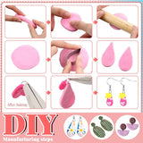 30Pcs Polymer Clay Cutters Set for Earring Jewelry Making