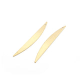 30Pcs Brass Irregular Leaf Charms Pendant for DIY Jewelry Making
