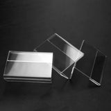 30Pcs Mini Sign Display Holder Name Card Tag Counter Top Stand Case x 4Cm