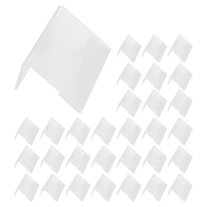 30Pcs Mini Sign Display Holder Name Card Tag Stand 4Cm