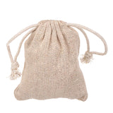 30Pcs Small Linen Pouch Drawstring Bags 10x8cm - DIY Gift Makeup Jewelry Wedding