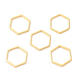 30Pcs Stainless Steel Geometric Connectors for Jewelry Making
