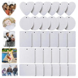 30Pcs Sublimation Air Freshener Blanks Fragrant Sheets Bags